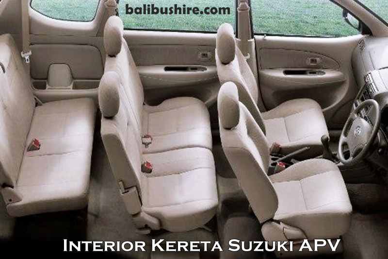 Interior Kereta APv Minivan 7 Seats Bali