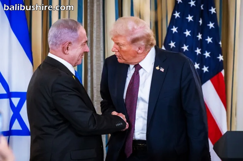 US President Donald Trump met with Israeli Prime Minister Benjamin Netanyahu